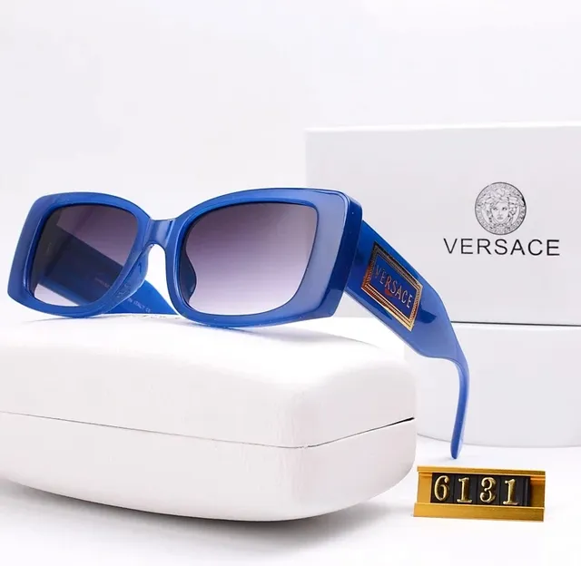 Versace Sunglasses Logo-Accent Square Frame