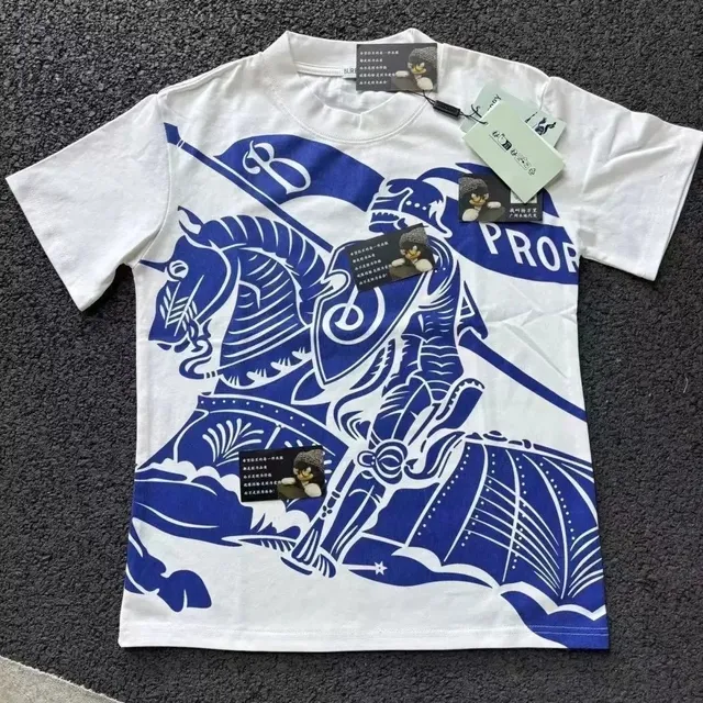 Balenciaga × BAPE Graphic T-Shirt Knight Print