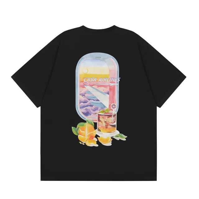 Casablanca Graphic Tee Casa Airlines Print