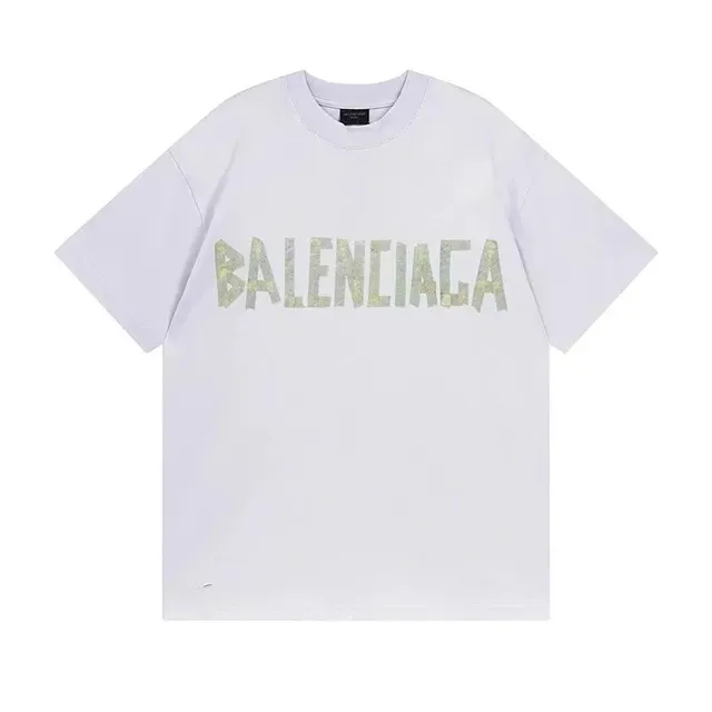 Balenciaga Logo T-Shirt Glitter Logo