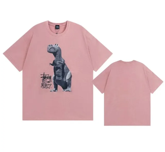 Stüssy × BAPE T-Shirt Big and Meaty Dinosaur Print