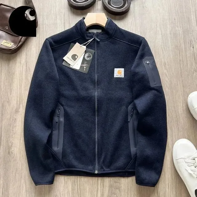 Carhartt WIP Fleece Jacket Zip-Up with Patch Pocket