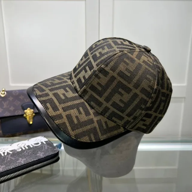Fendi Baseball Cap FF Logo Monogram