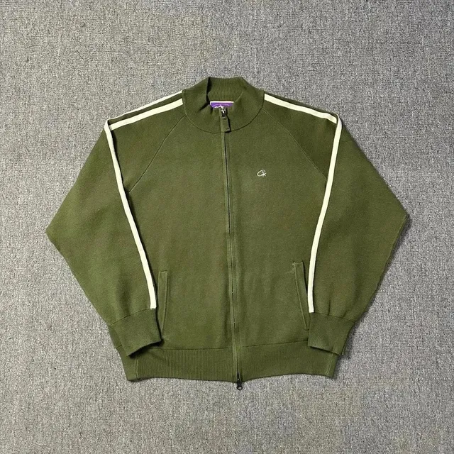 Chrome Hearts Track Jacket Olive with White Stripes