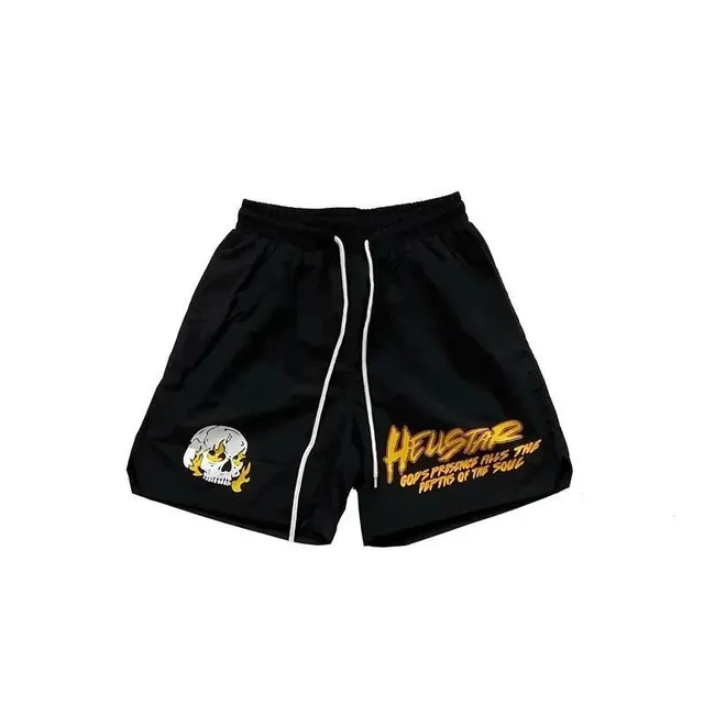 Hellstar Skull Print Shorts