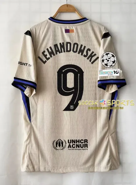 Player - barca away jersey #9 - champions league
