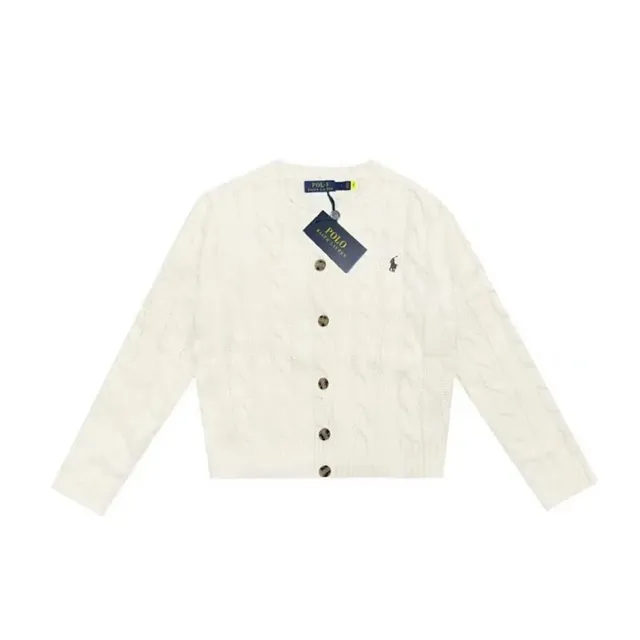 Polo Ralph Lauren Cable Knit Cardigan Ivory