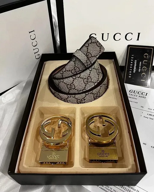 Gucci GG Marmont Belt Interlocking G Buckle