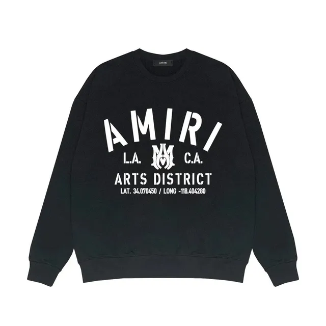 Amiri Crewneck Sweatshirt Arts District Print