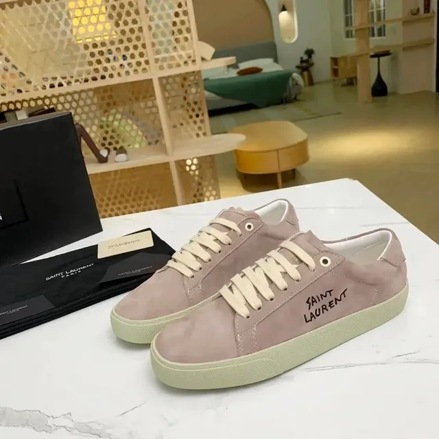 Saint Laurent SL/10 Suede Logo