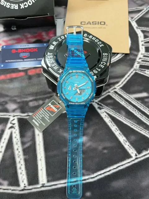 Casio G-Shock GA-2100 Transparent Blue