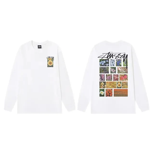 Stüssy Long Sleeve Tee Floral Print