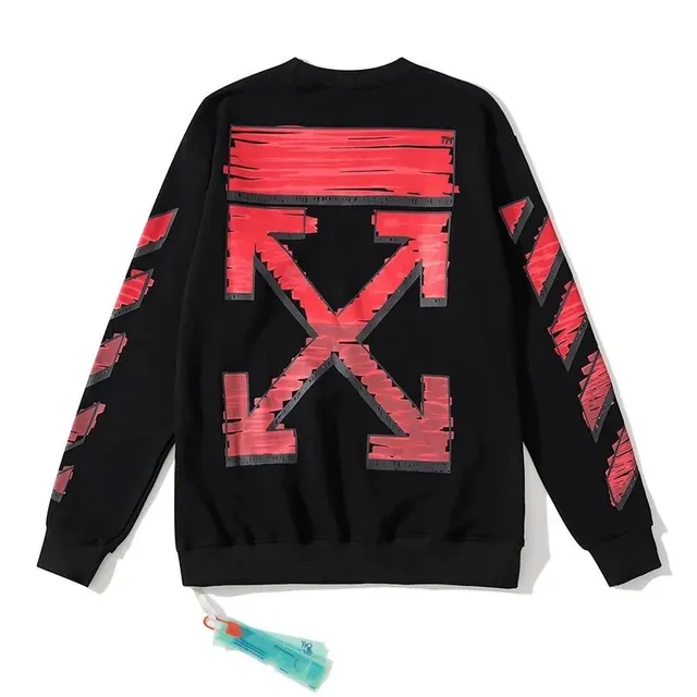 Off-White Arrow Sweatshirt Diagonal Arrow Print