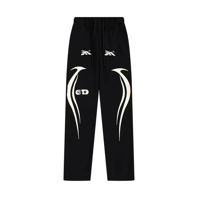 Hellstar Track Pants White Graphic