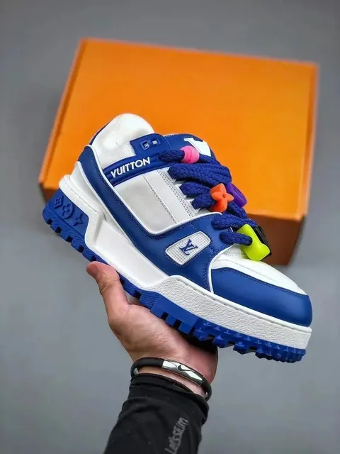 Louis Vuitton LV Trainer Monogram Blue