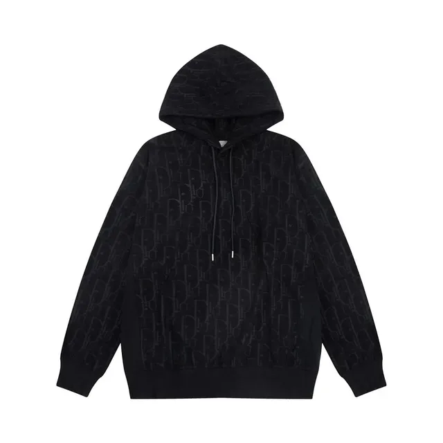 Dior Hoodie Oblique Logo Print