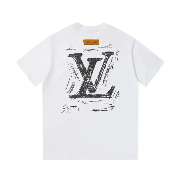 Louis Vuitton T-Shirt Brushstroke LV Print