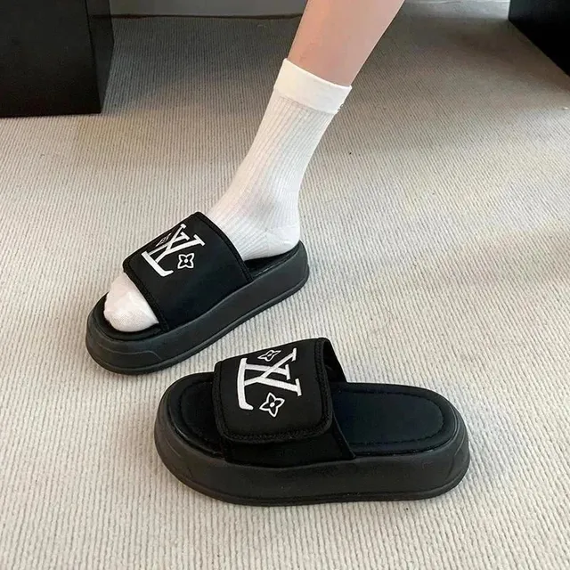 Louis Vuitton LV Trainer Slide Monogram Logo