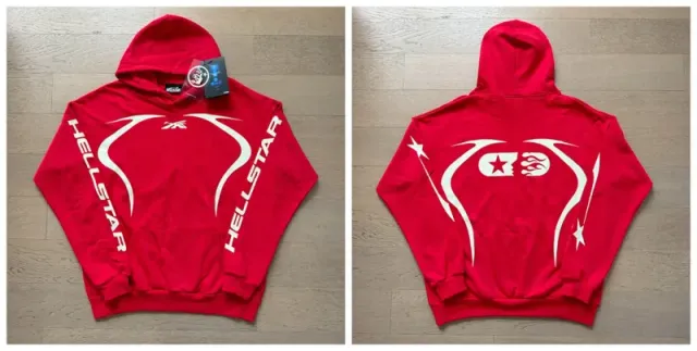 Hellstar Hooded Sweatshirt Star Flame Graphic