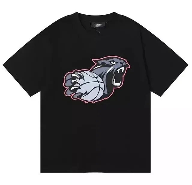 Trapstar Graphic Tee Panther Basketball Print