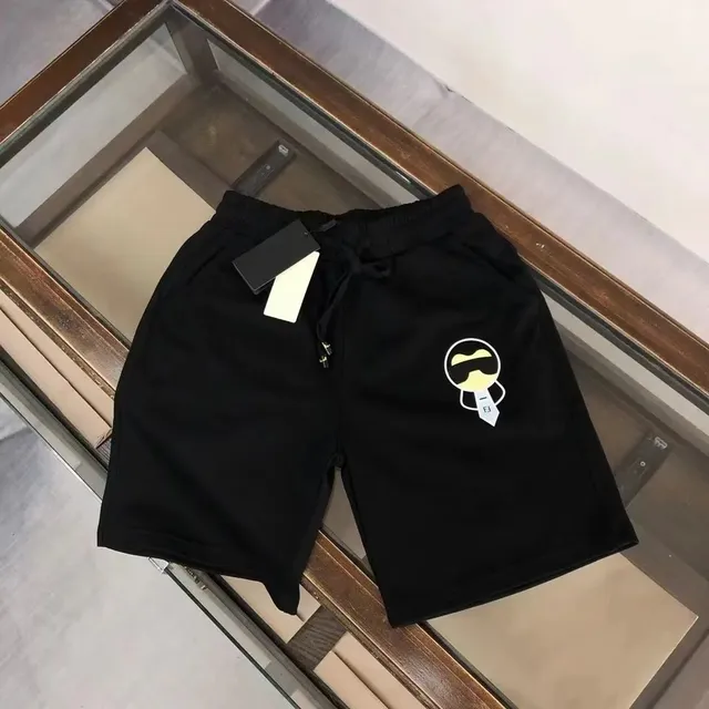 Fendi Logo-Embroidered Shorts FF Monster