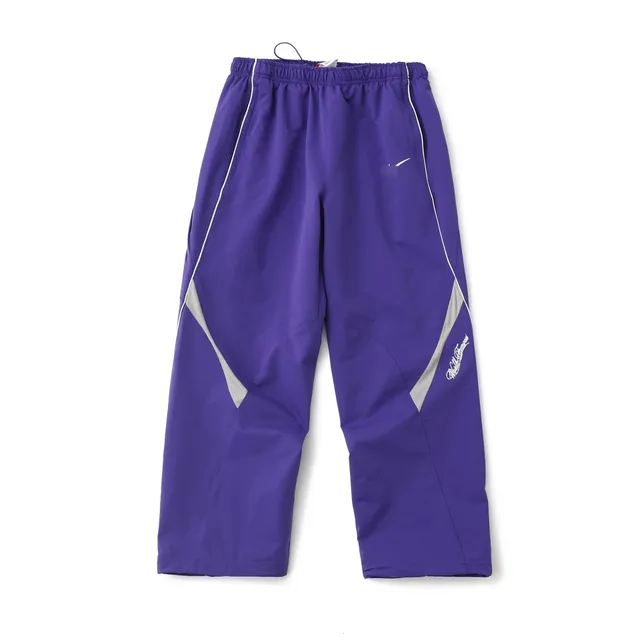 Nike Track Pants Purple with White and Grey Accents