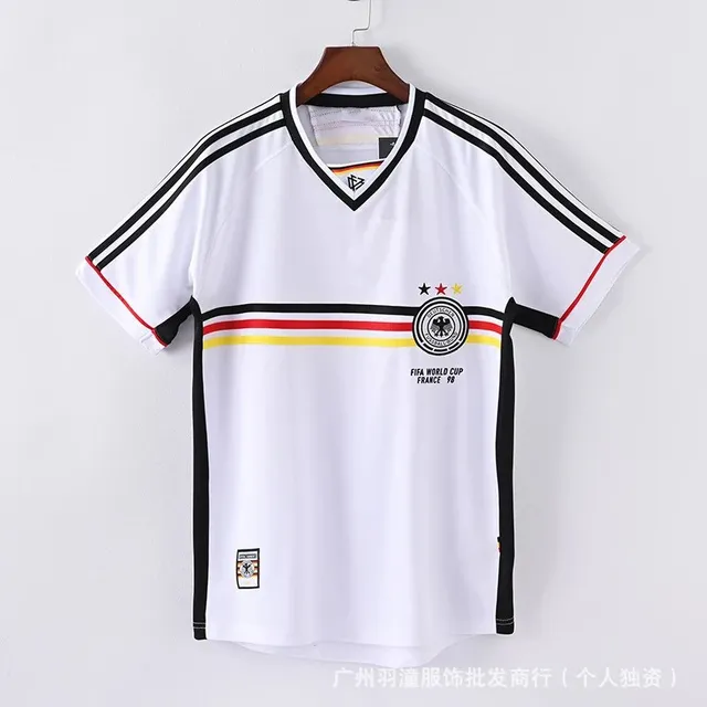 Adidas Germany 1990 World Cup Home Jersey FIFA World Cup France '98 Patch