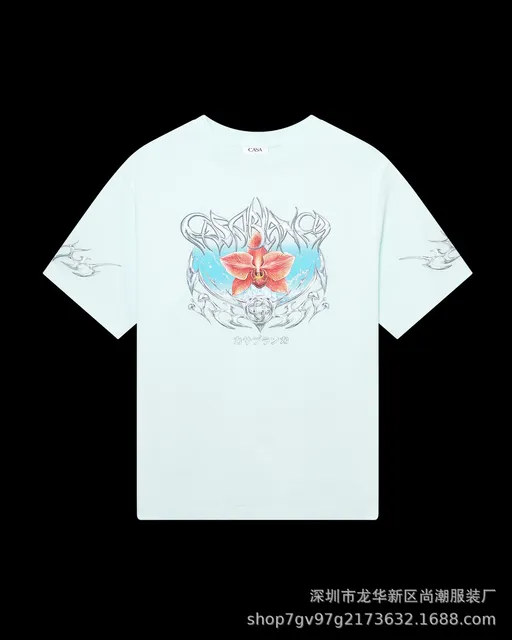 Casablanca Orchid Graphic Tee