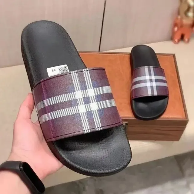 Burberry Check Slide