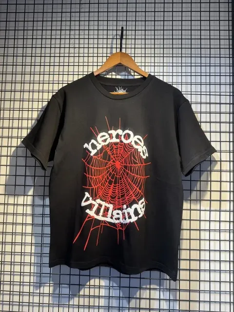 Heroes & Villains Tee Spiderweb Print