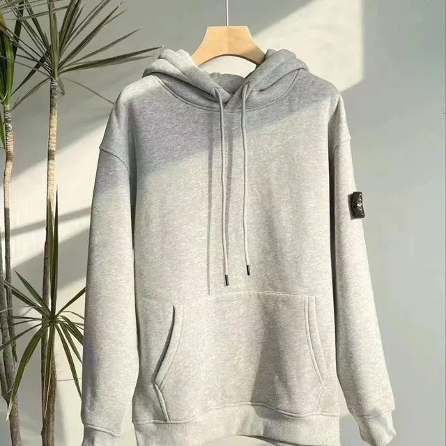 Stone Island Hooded Sweatshirt Heather Grey