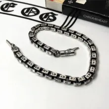 Chrome Hearts Chain Bracelet Cross Motif