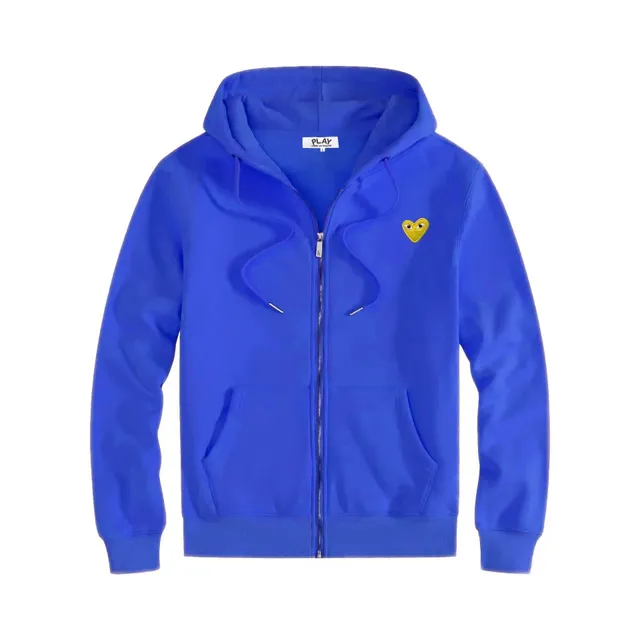 Comme des Garçons Zip-Up Hoodie Heart Logo