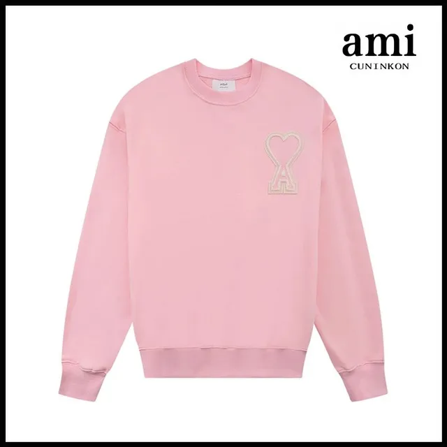 AMI Paris Crewneck Sweatshirt Heart Logo