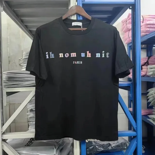 Ih Nom Uh Nit Graphic Tee Multicolor Lettering