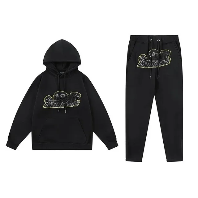 Trapstar Hoodie and Joggers Set Tri-Stat Shooters Graphic