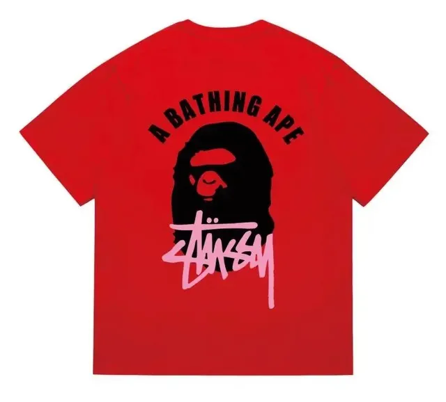 BAPE × Stüssy T-Shirt A Bathing Ape x Stussy