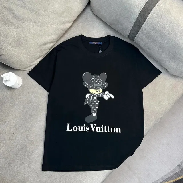 Louis Vuitton × Disney Mickey Mouse Graphic Tee Monogram Mickey