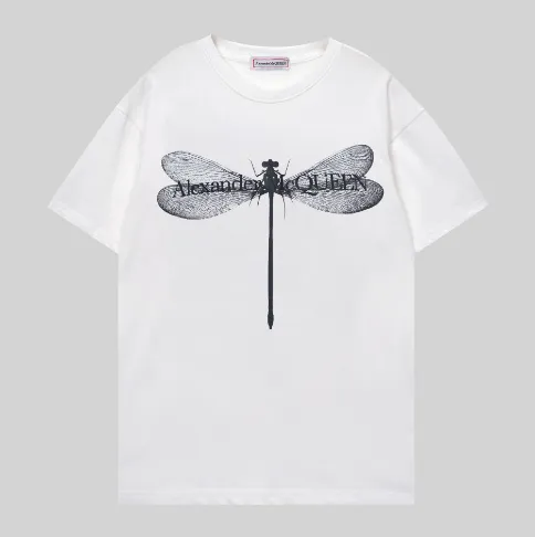 Alexander McQueen Dragonfly Graphic Tee Dragonfly Print