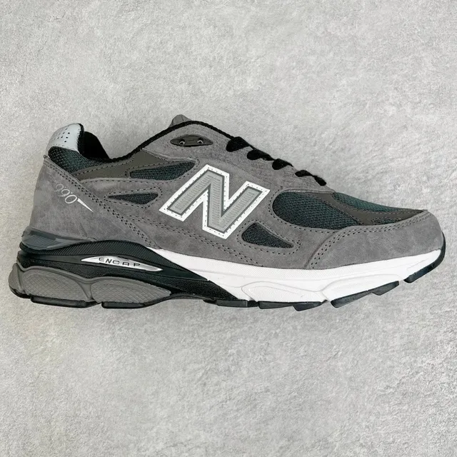 New Balance 990 Grey Mesh and Suede