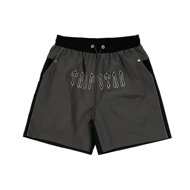Trapstar Logo Shorts Gothic Embroidery