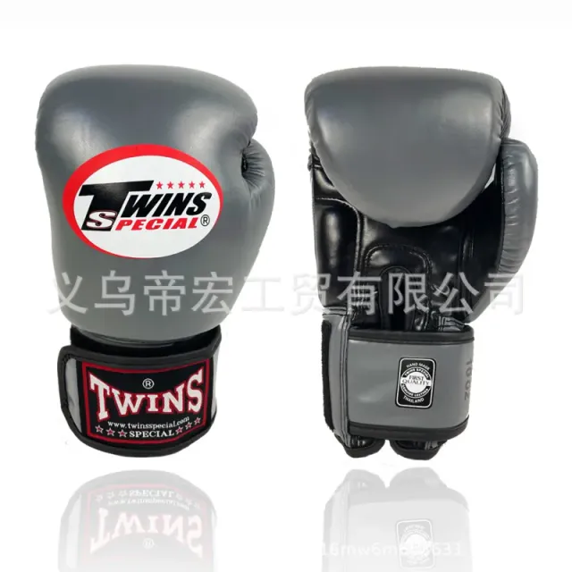 Twins Special Boxing Gloves Grey Black