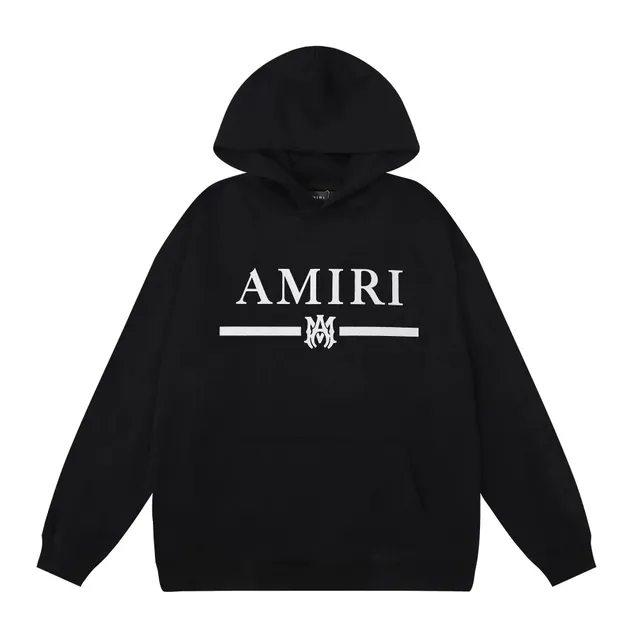 Amiri Logo Hoodie White Logo