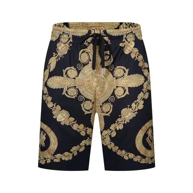 Versace Barocco Print Shorts Medusa Barocco