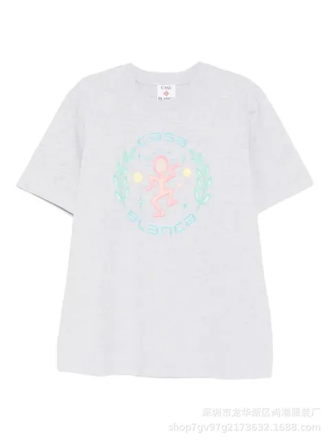 Casablanca Graphic Tee Casa Blanca Logo Print