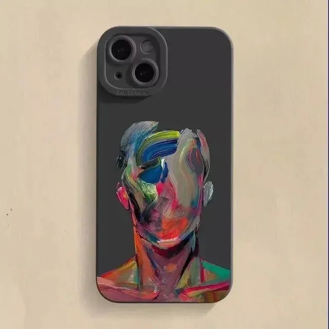 Phone Case Abstract Portrait Print