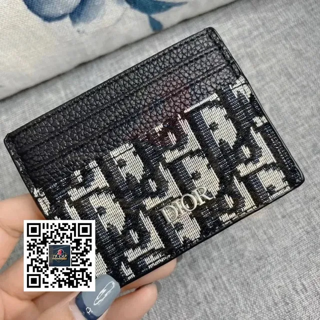 Dior Card Holder Oblique Print