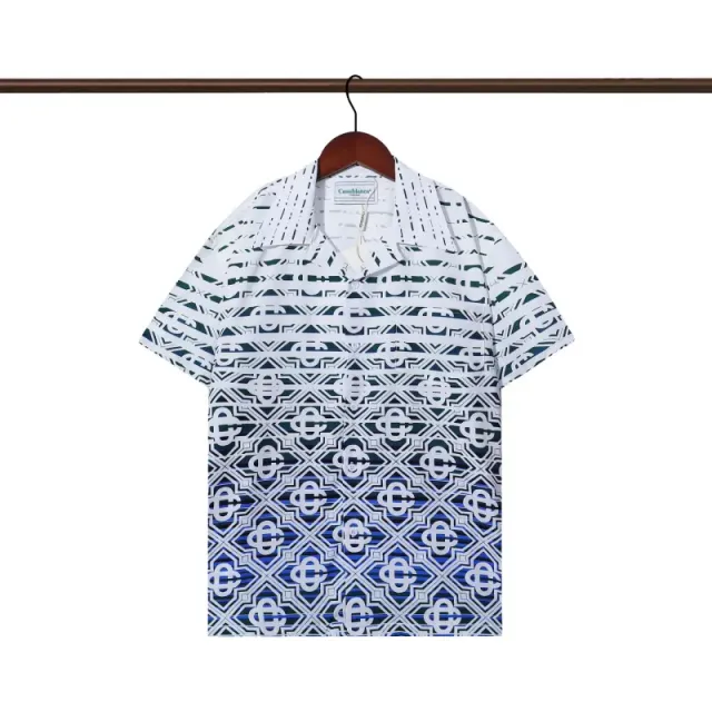 Casablanca Printed Polo Shirt Geometric CC Pattern