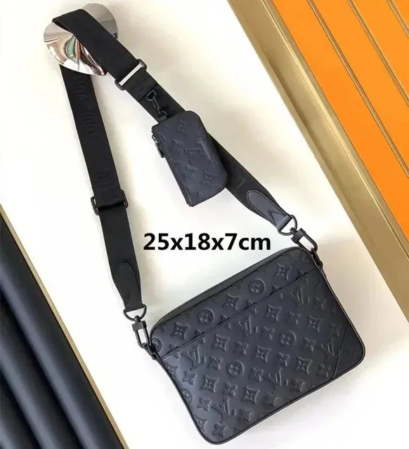 Louis Vuitton Monogram Shadow Crossbody Black