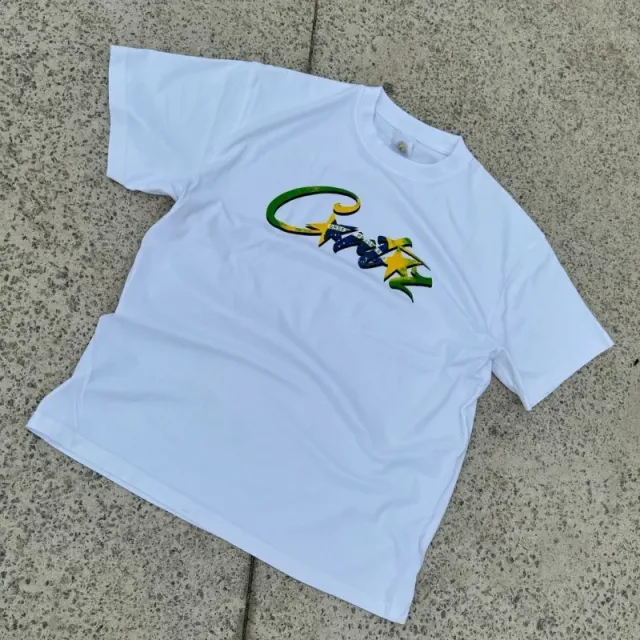 Corteiz T-Shirt Brazil Flag Graphic